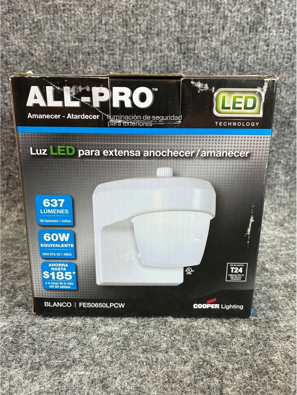 ALL-PRO LED Dusk to Dawn Outdoor Security Area Light White